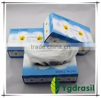 China manufactures facial tissue paper wholesalers box design 1 layer