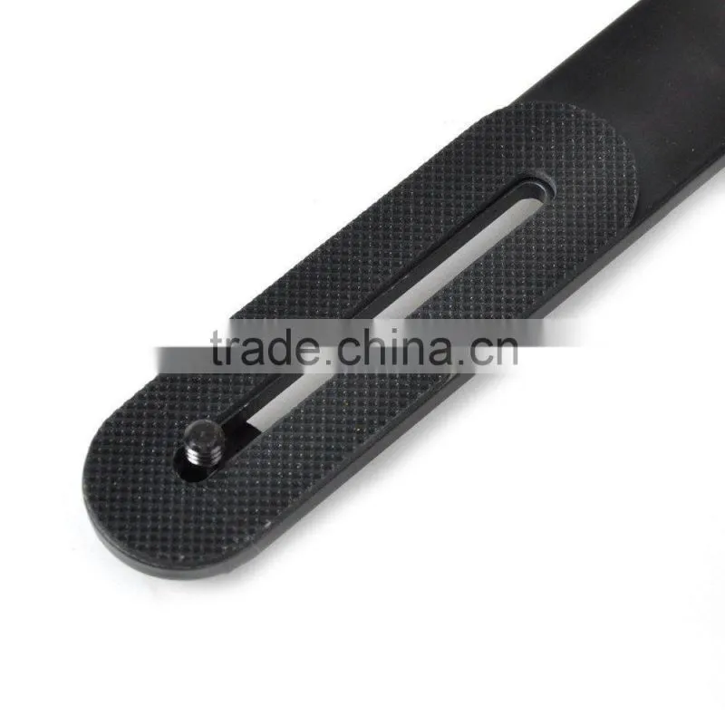 Dual Flash Bracket Holder for 1/4" Screw Tripod Light Stand For DSLR Camera