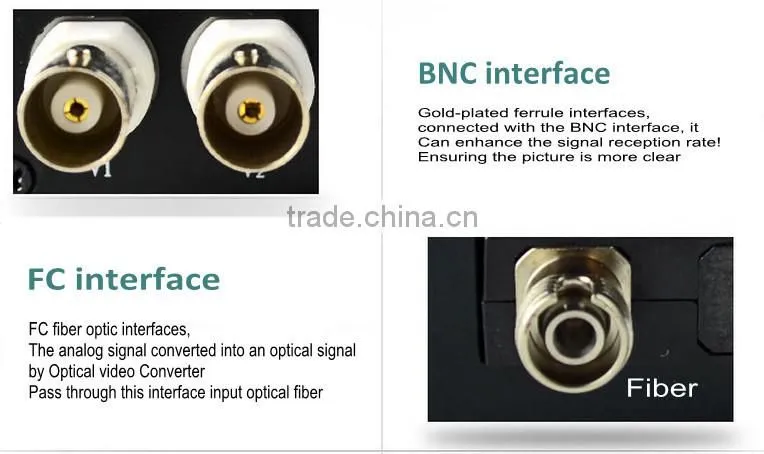 Fiber Optical Media Converter Audio and Video