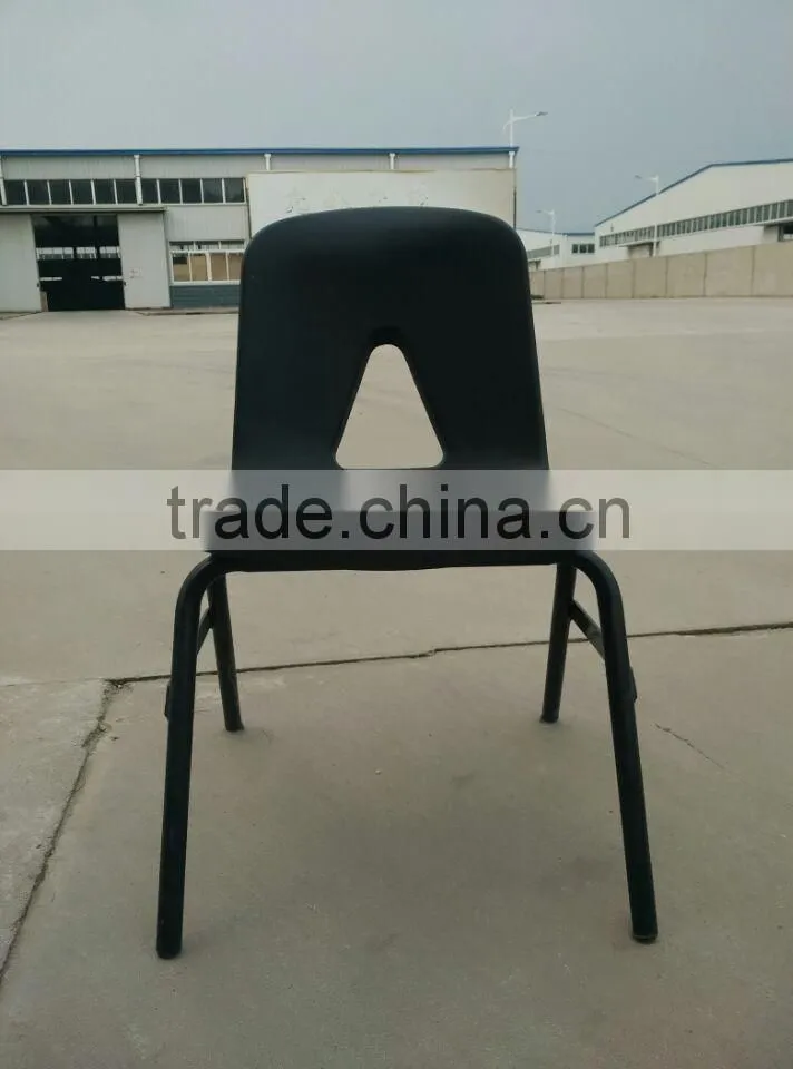 Top quality K/D stacking armless school chair 1027c