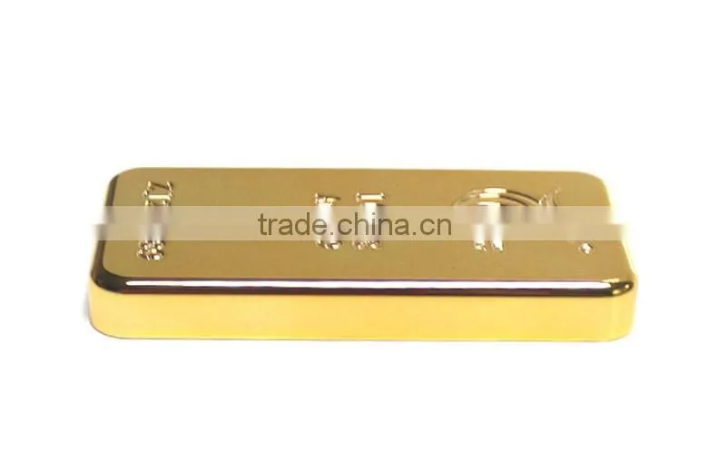 Wholesale 6000MAH portable gold bar power bank