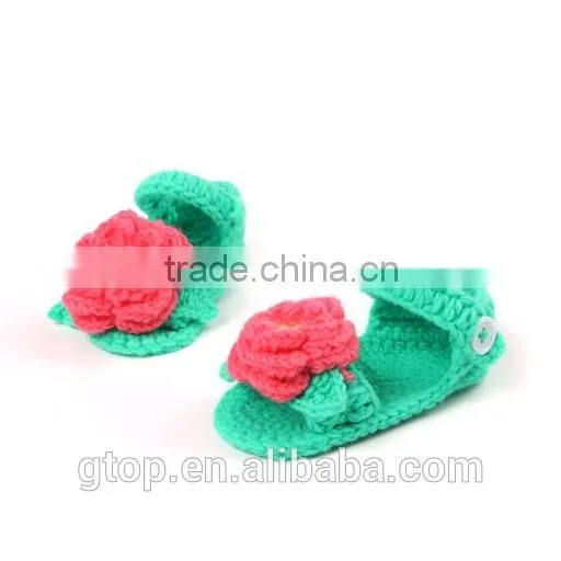 Wholesale Baby Handmade Crochet Shoes Supplier for 1-10 months old S-0030