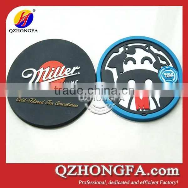 pvc rubber custom placemats and coasters rubber