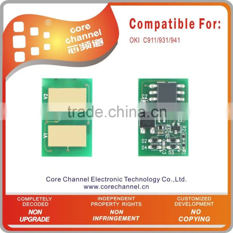 Compatible Toner Cartridges Chip for OKIs C911 C931 C941 C942 911 931 941 942