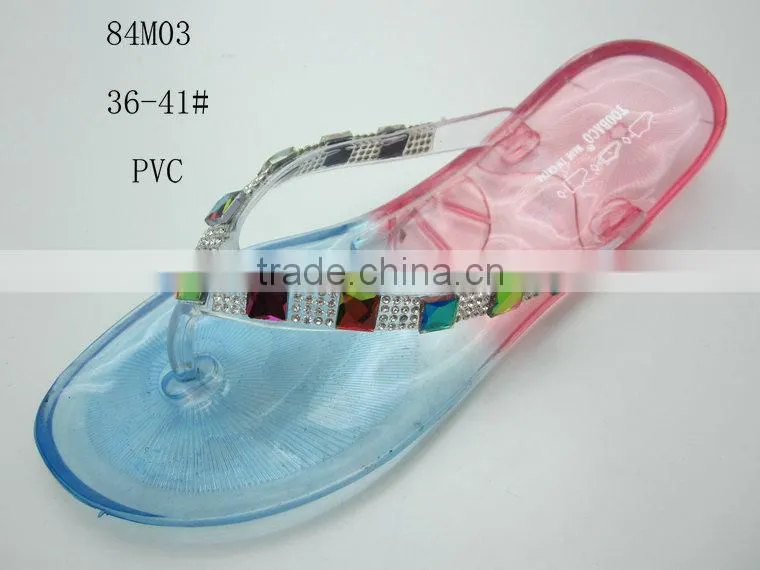 2014 Hot Selling and Fashion PCU Kids Flipflops with Various Colors