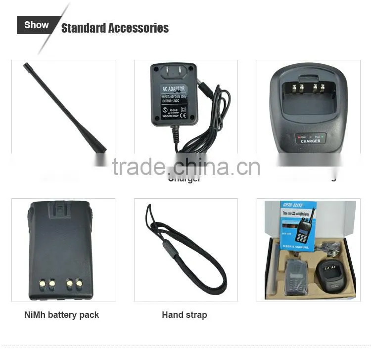 way vhf chinese uhf fm radio GP-78 walkie talkie transceiver