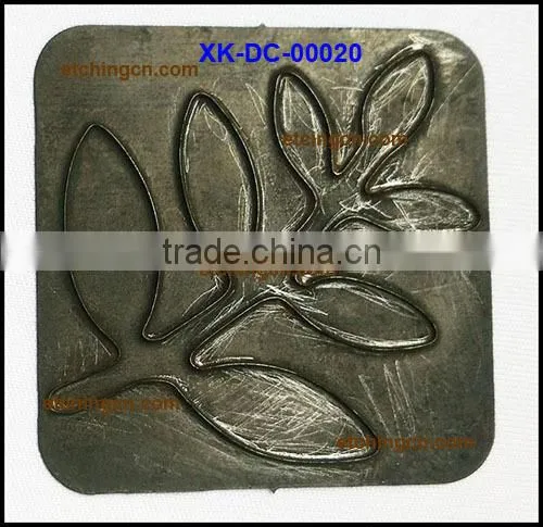 2015 New etched die cuts, leather cutting dies, die cut stickers