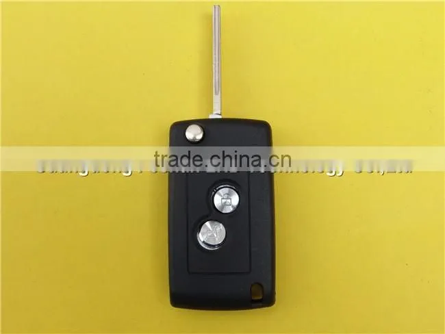 New Style PEUGEOT 107 207 407 remote flip key case shell blank