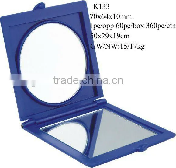 square compact cosmetic mirror