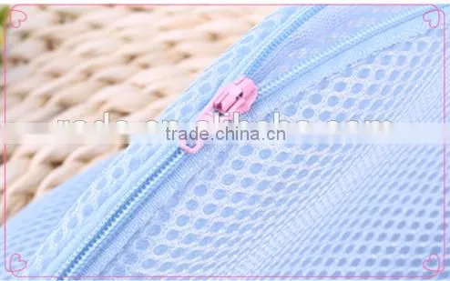 Roda wholesale 100% Polyester sandwishing triangle lingerie washing mesh bag