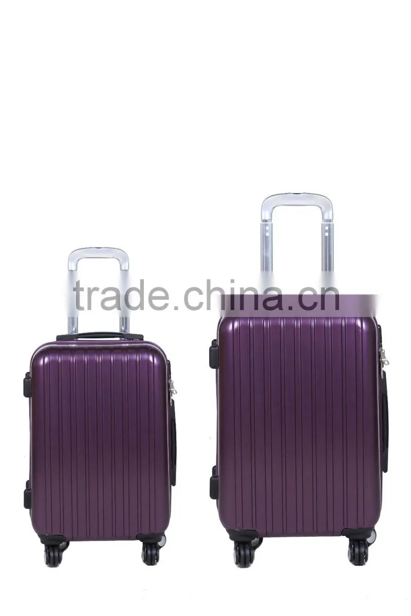 four wheels lightweight abs trolley travel lugggage bag/travel luggage