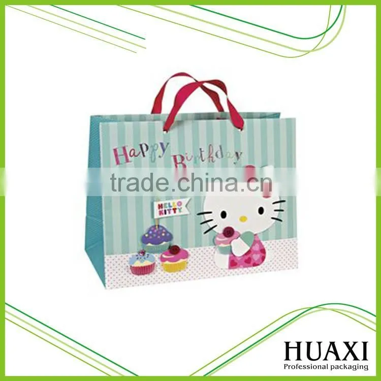 Factory direct sale carrier kraft paper bag, Colorful gift shopping paper bags