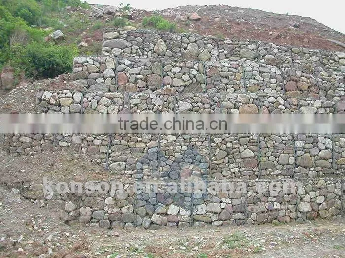 retaining walls stone baskets