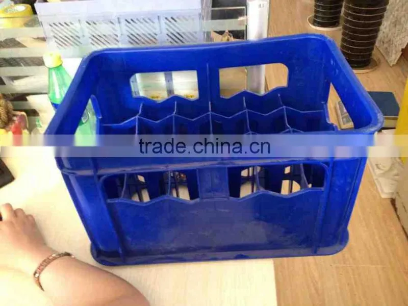 2016 HDPE HOT SALE China Factory plastic bottles crate for 330ml beer