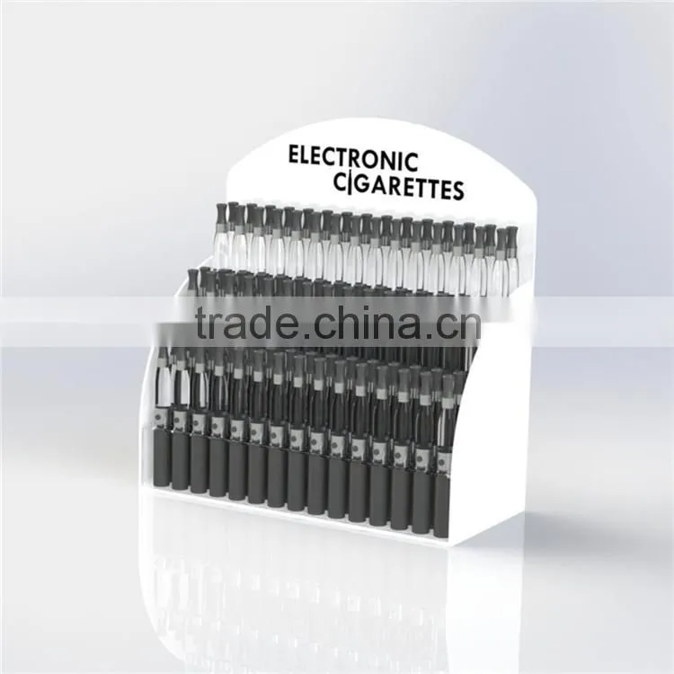 Electronic cigarette display case, cigarette display stand and rack