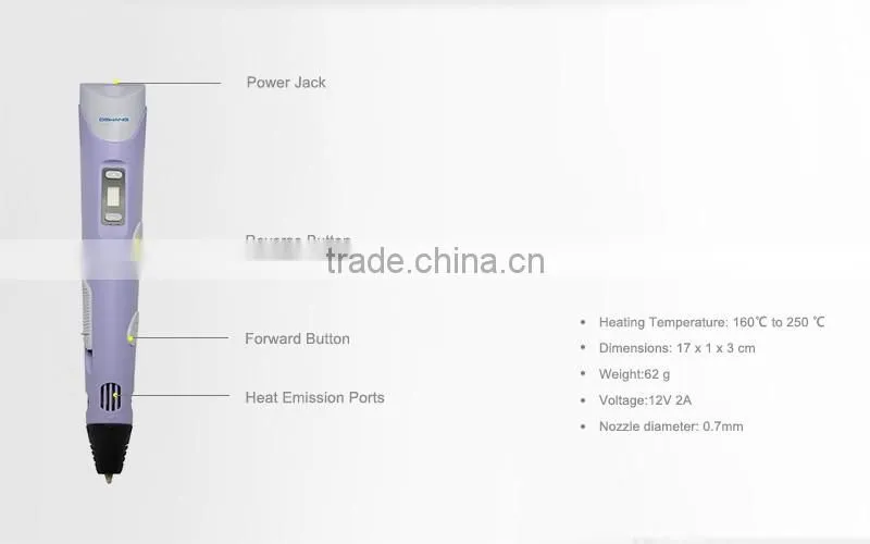 Factory price 3d pen and 3d printer pen for big sale