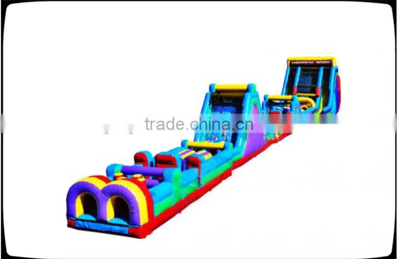 new design inflatable obstacle course for kids/inflatable tunnel play game