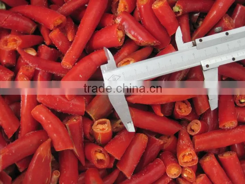 IQF Frozen Red Chilli For Delicious Recipe