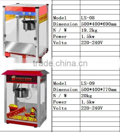 western type popcorn machine/popcorn maker