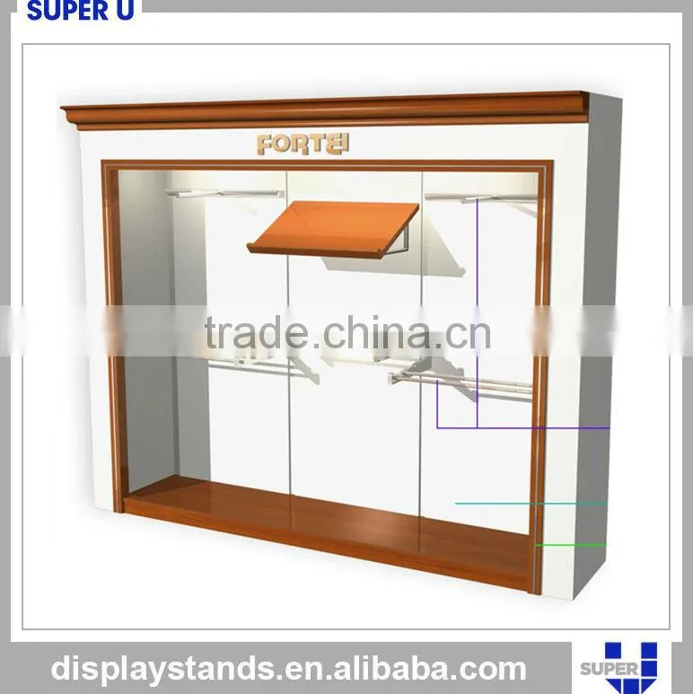 Tailor made Men clothes retail shop hanging display coat stand