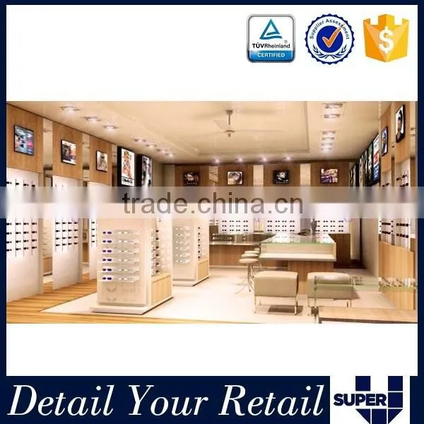 2016 new design trade assurance optical shop decoration