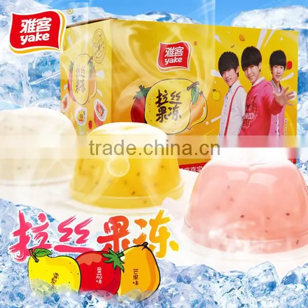 Yake 80g jelly pudding with vanilla seeds