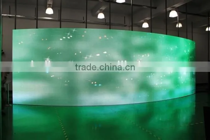 Waterproof P10 Round led display screen outdoor for shopping mall
