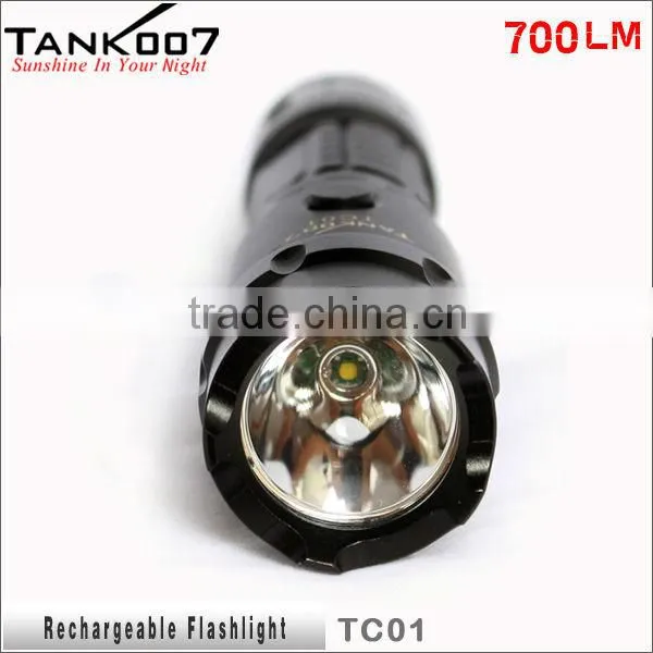 TANK007 500w high power led high power led 15w Rechargeable LED Flashlight