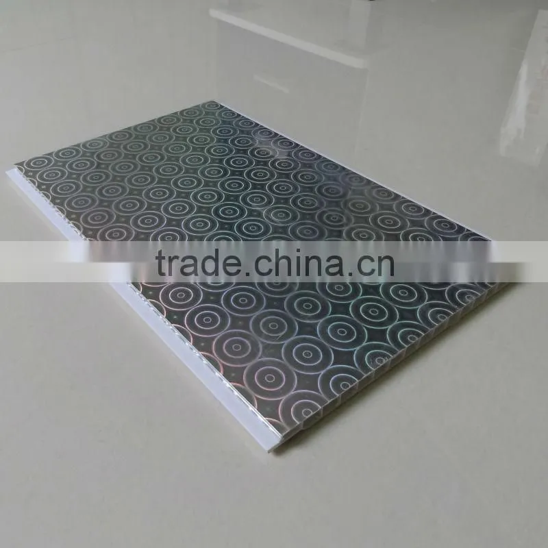 Reflective pvc panel/pvc ciling/pvc wall panel HJ-L3052