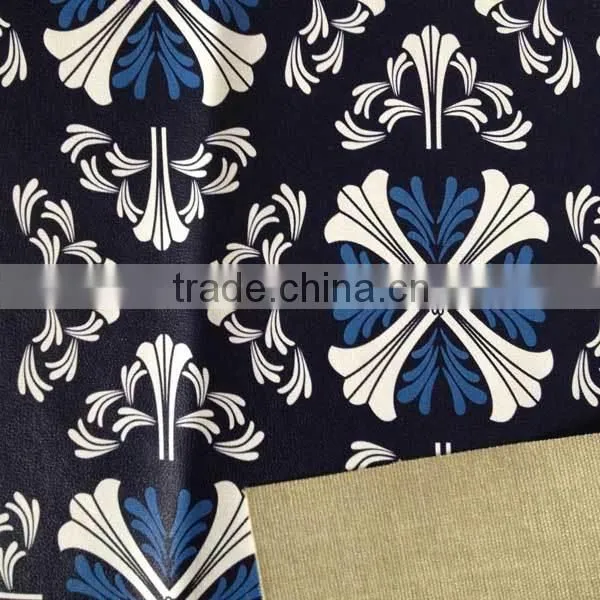 pu clothing leather soft handfeeling faux leather fabric for clothing