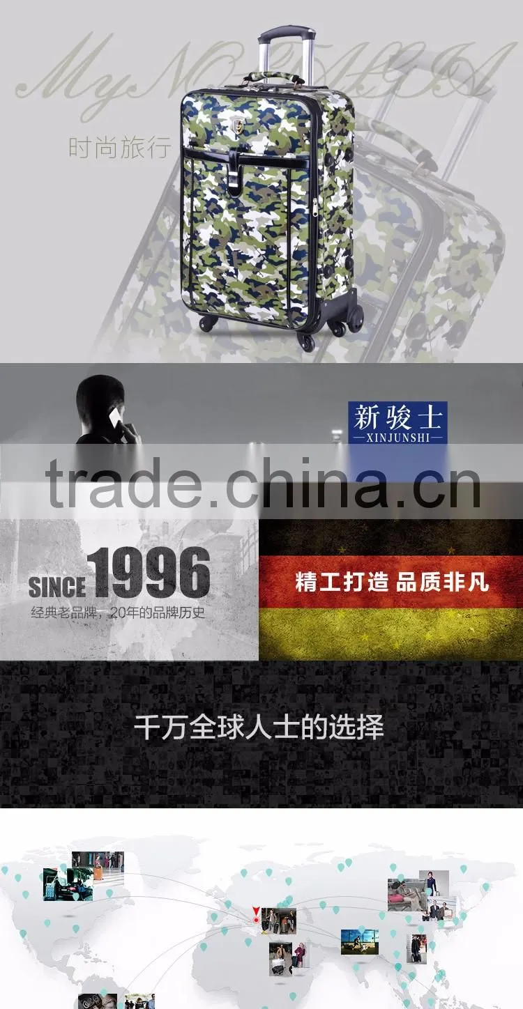 Alibaba China Supply Decent Camouflage Luggage Global Way Suitcase And Luggage