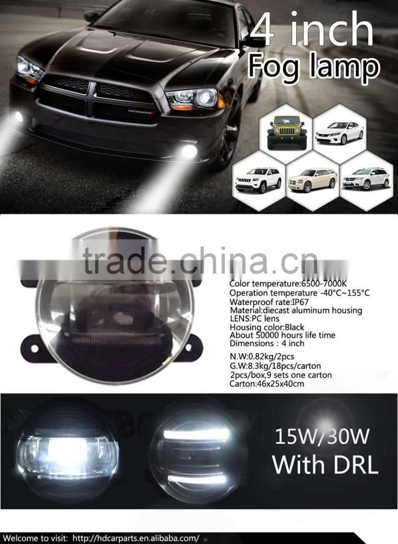 Jeep wrangler jk accessories led 30w headlight for jeep wrangler