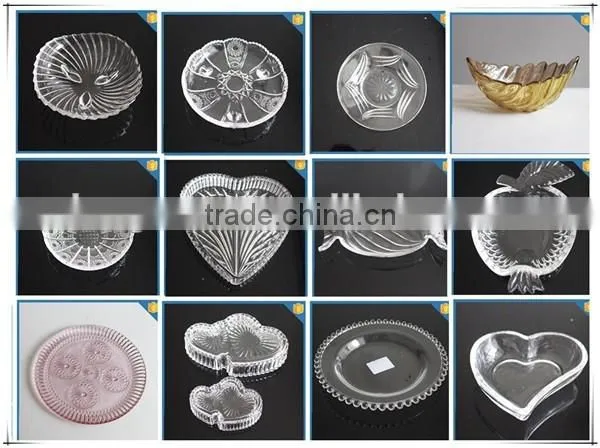 clear round chinese knot restaurant dinner plate