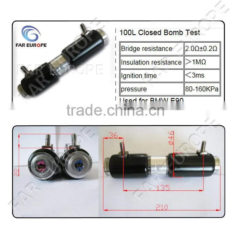 New Arrival! Airbag Inflator Gas Generator Manufacturer