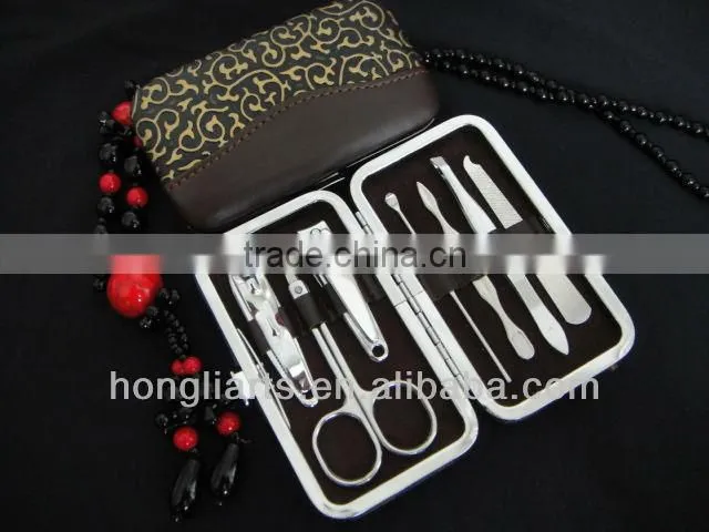 Manicure set with PU case