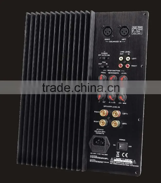 SUB-350 350W RMS High Quality Class-AB Subwoofer Amplifier