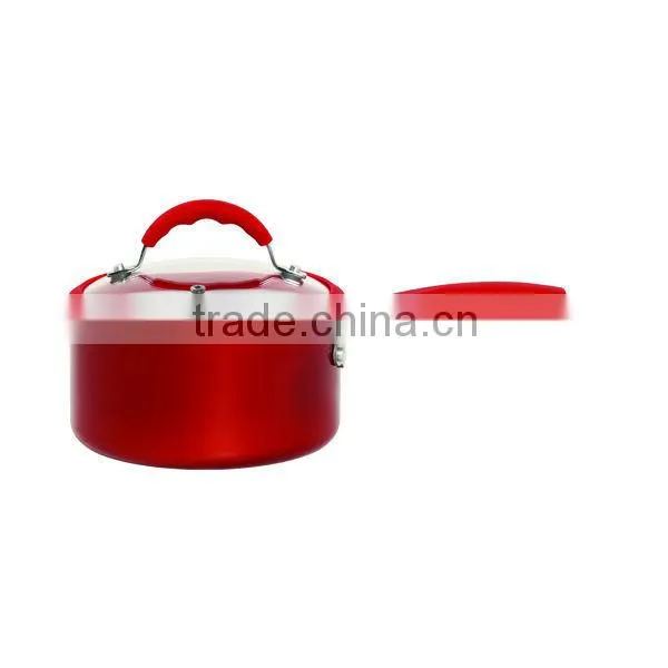Mini Ceramic fry pan with slicone coated handle XJ-12605