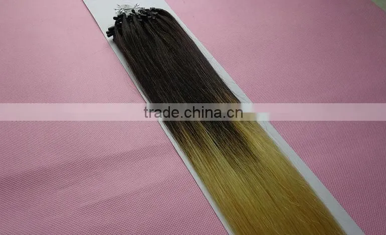 Ombre Micro Loop Ring Hair Extension Bundles