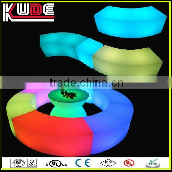 LED glow stool/remote control led bar stool