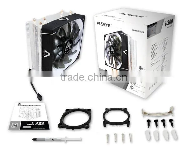 Wind Trainer i-300 heatpipes and case fan cooler for cpu