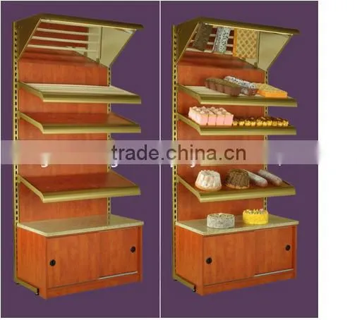 retail floor cake display counter and display stand