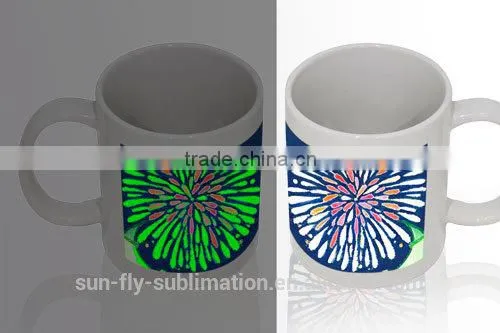 11oz Luminous Mug/ Colorful mug for promotion/ Designed Mug/ Wash safety Mug