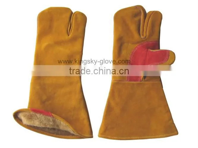 Cow Split Leather Welding Glove