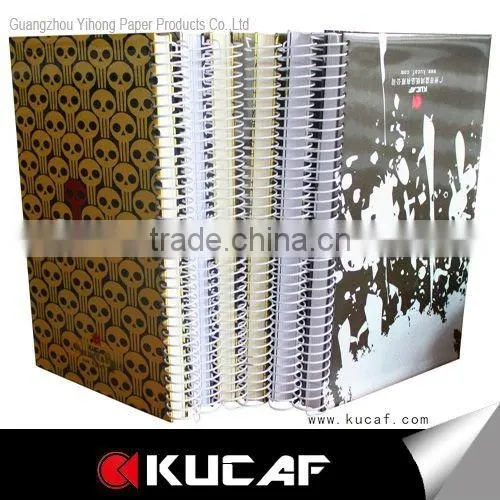 2015 plastic Cover Spiral Notebook Office Supply notebook for wholesaler