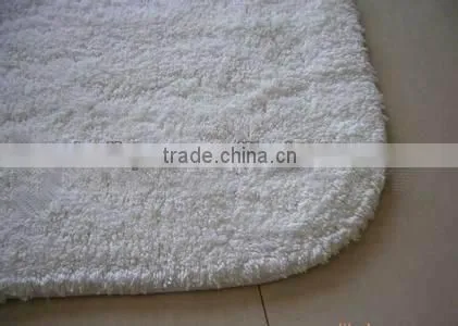 Hotel bath rug Anti-slip white color hot wholesale hotel bathrug