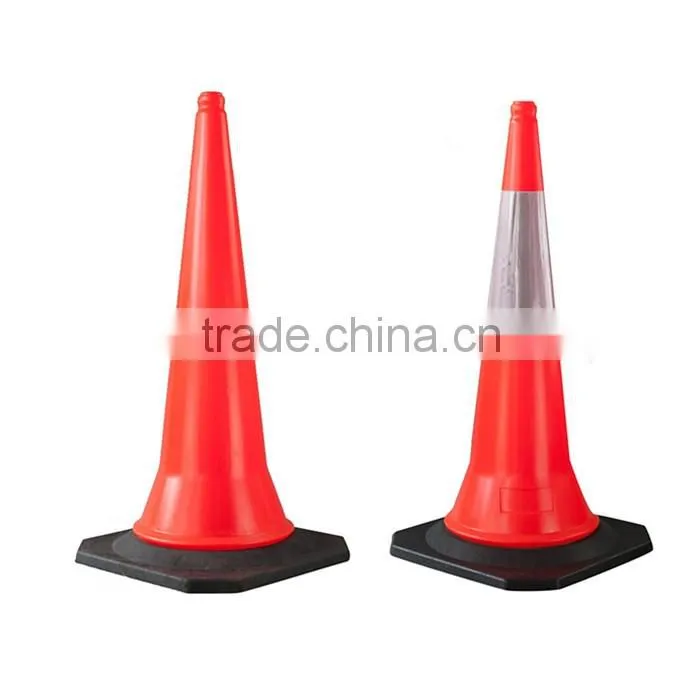 Eco-friendly reclaimed material road barrier traffic cone