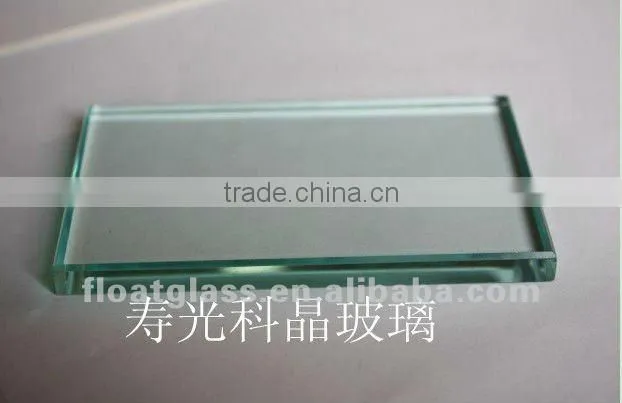 2.0mm Clear cut glass customized transparent sheet glass edge of glass