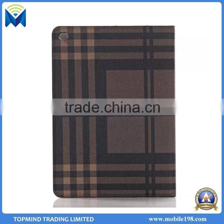 New Stylish Book Style Stand Leather Case for iPad Air 2 with Card Slot