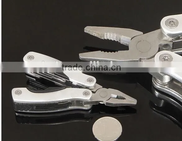 OEM Small folding Multifunctional pliers with LED flashlight
