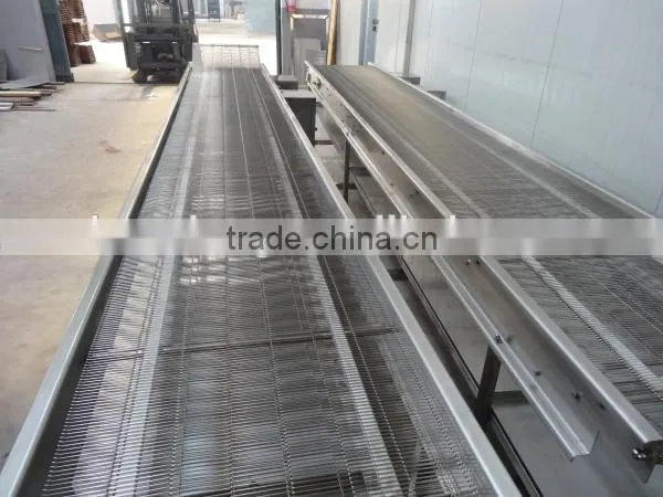 stainless steel flet belt conveyor